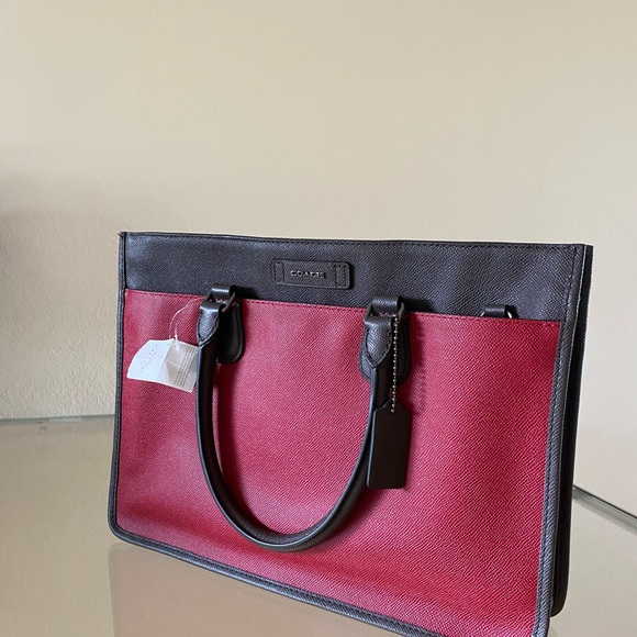Coach Embassy briefcase in color block - Picture 9 of 12